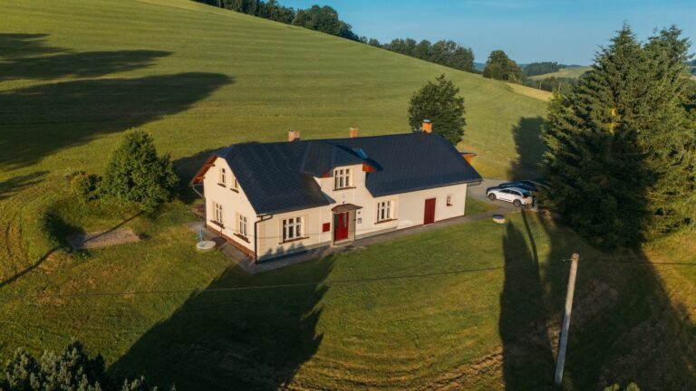 Country house with car