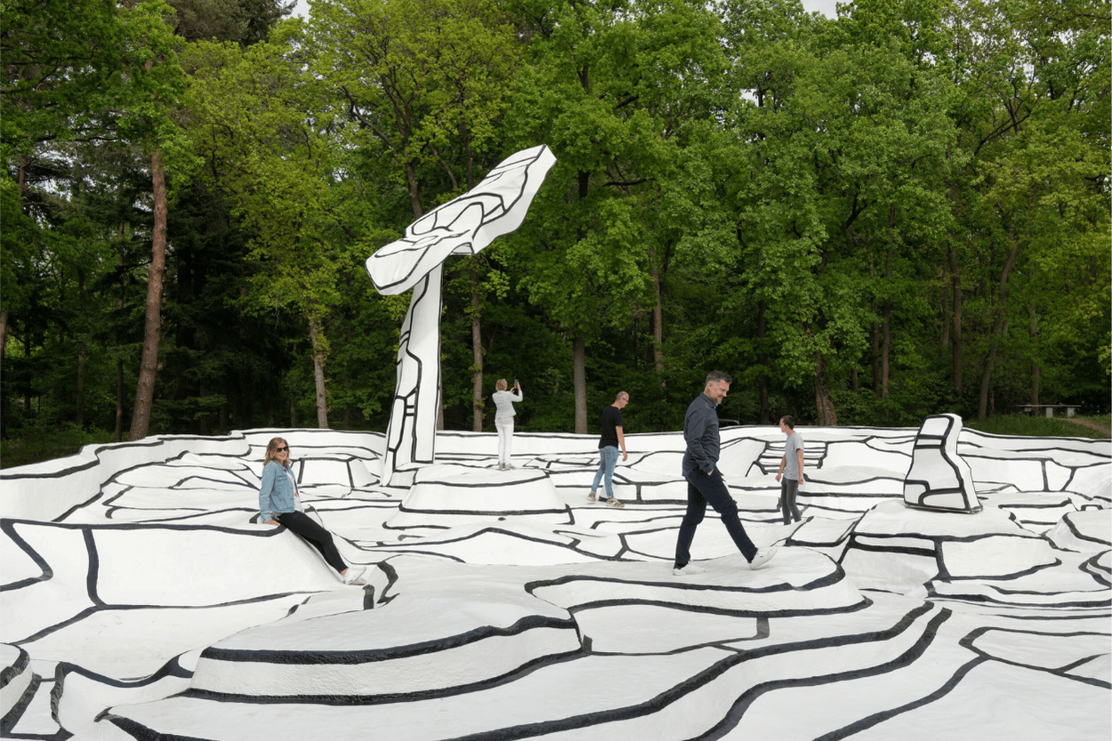 Sculpture garden at the Kröller-Müller Museum