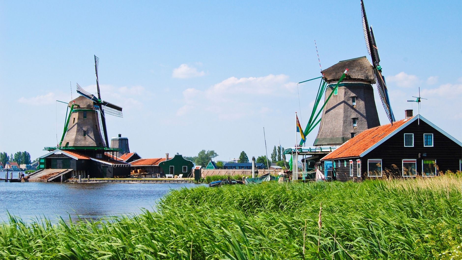 Historic buildings at the Netherlands Open Air Museum